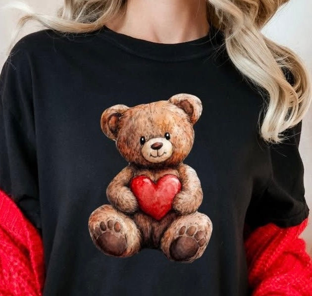 #355a Bear with heart
