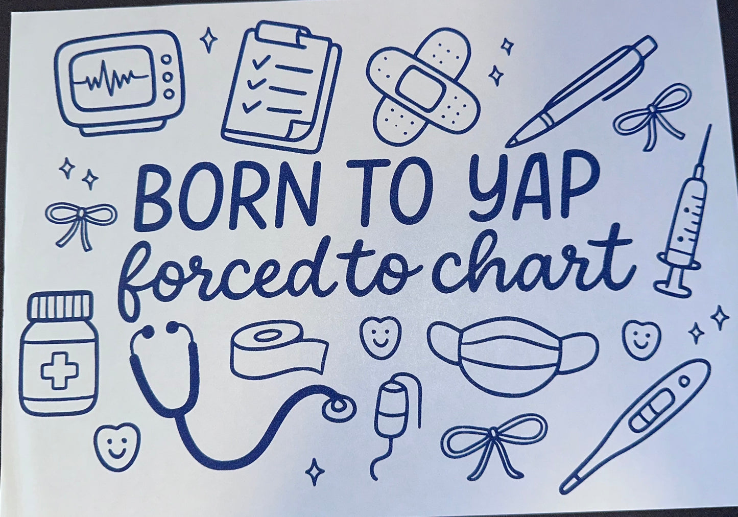 #840 Born to yap forced to chart