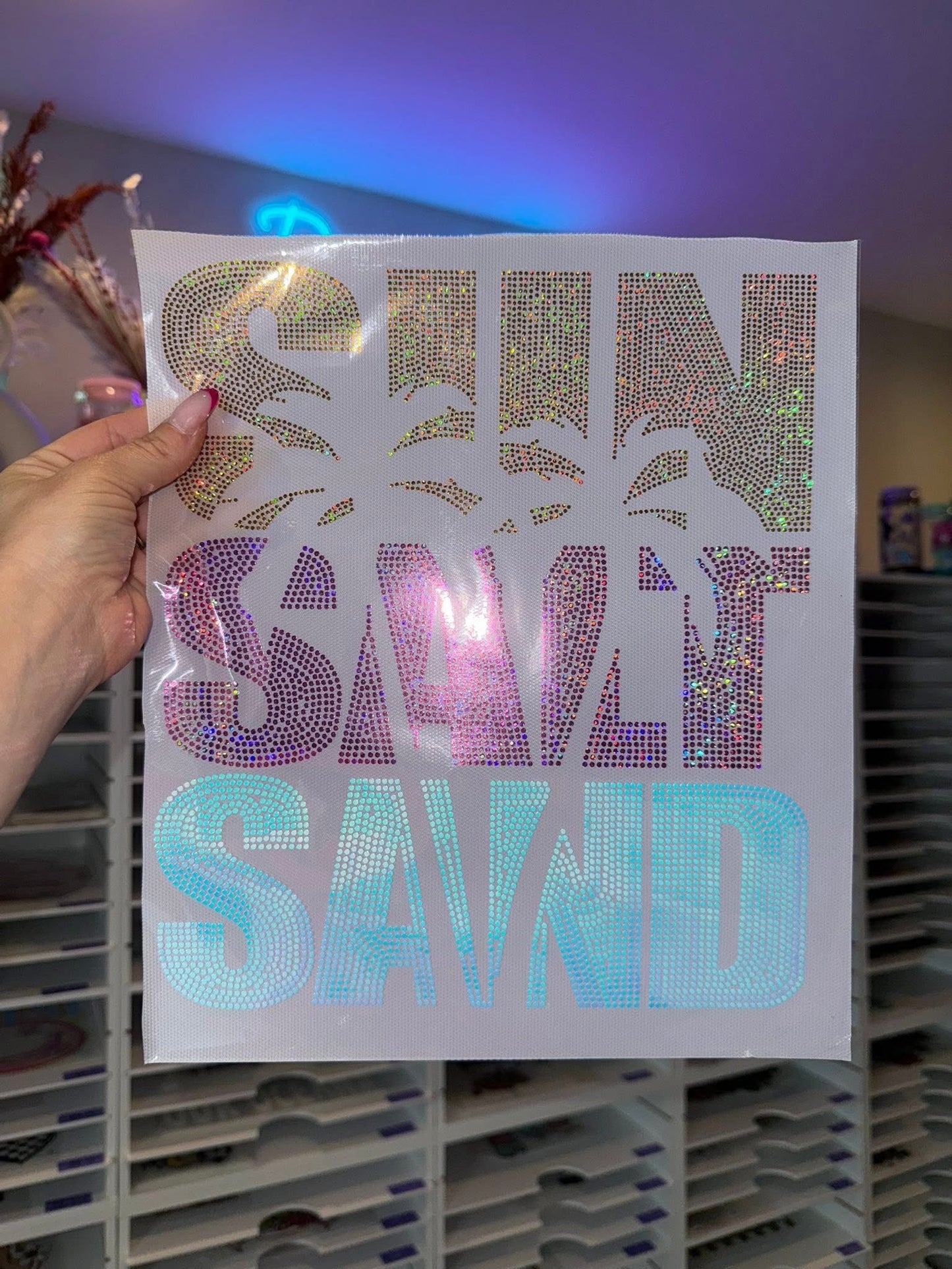 #350 Sun salt sand spangle