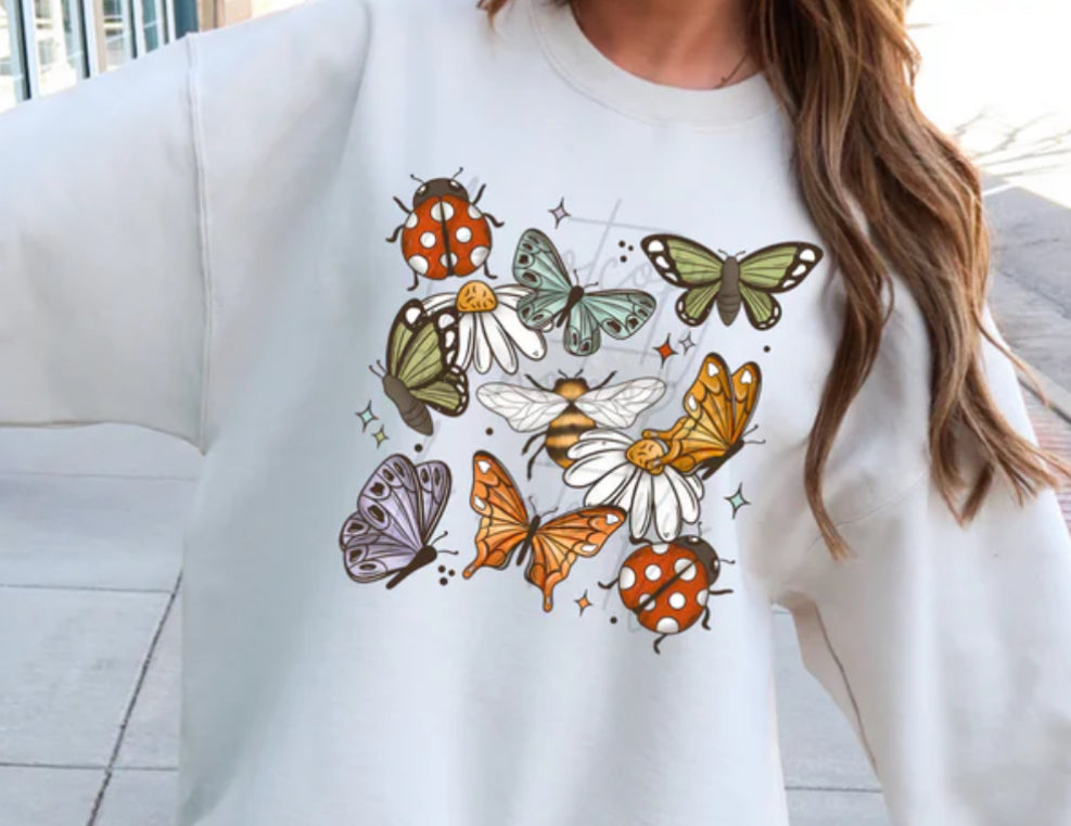 #620 Butterflies and ladybugs