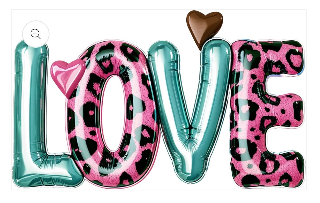 #402a Balloon letters love