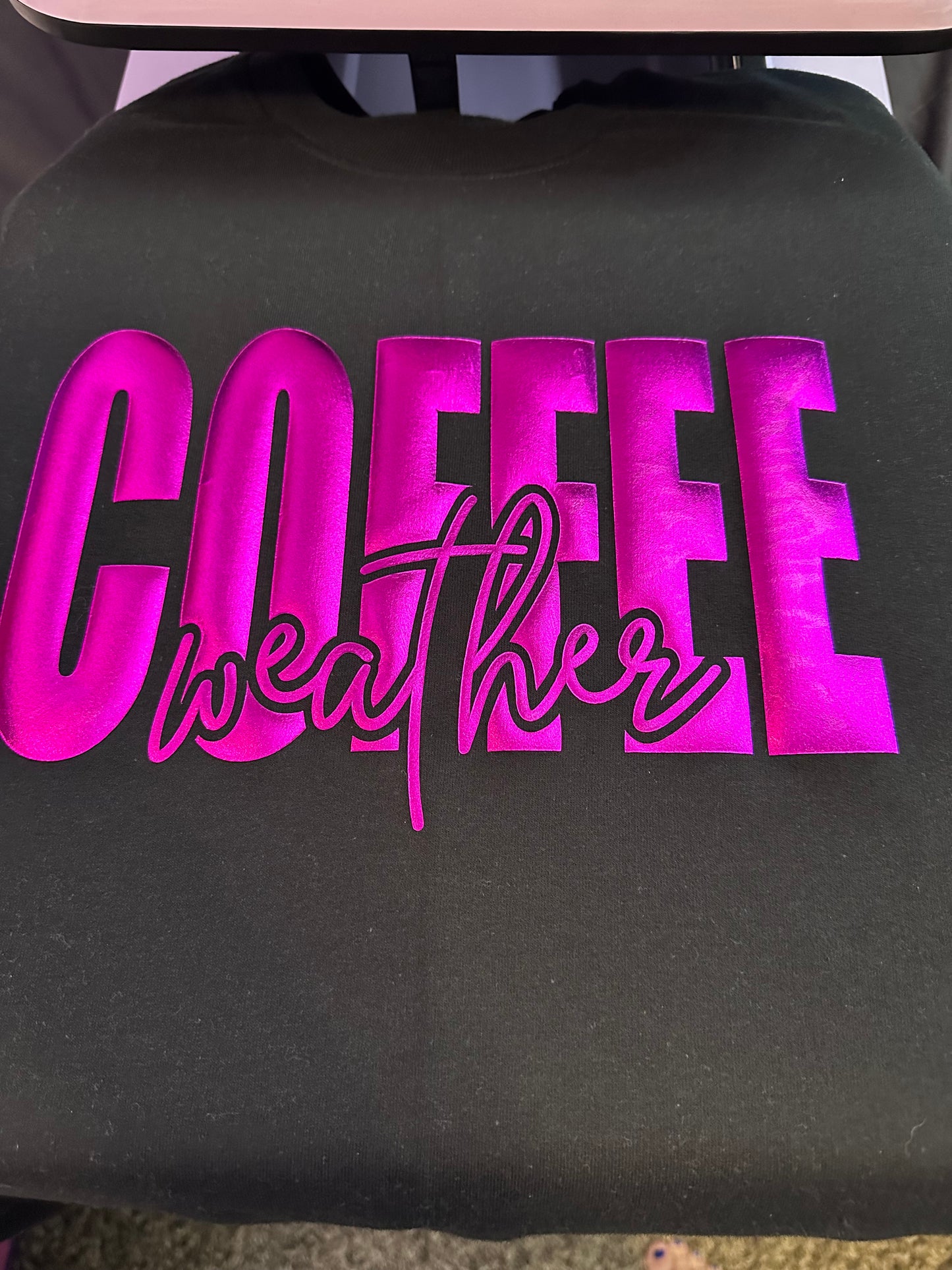 #215a metallic puff cherry coffee weather also in aqua