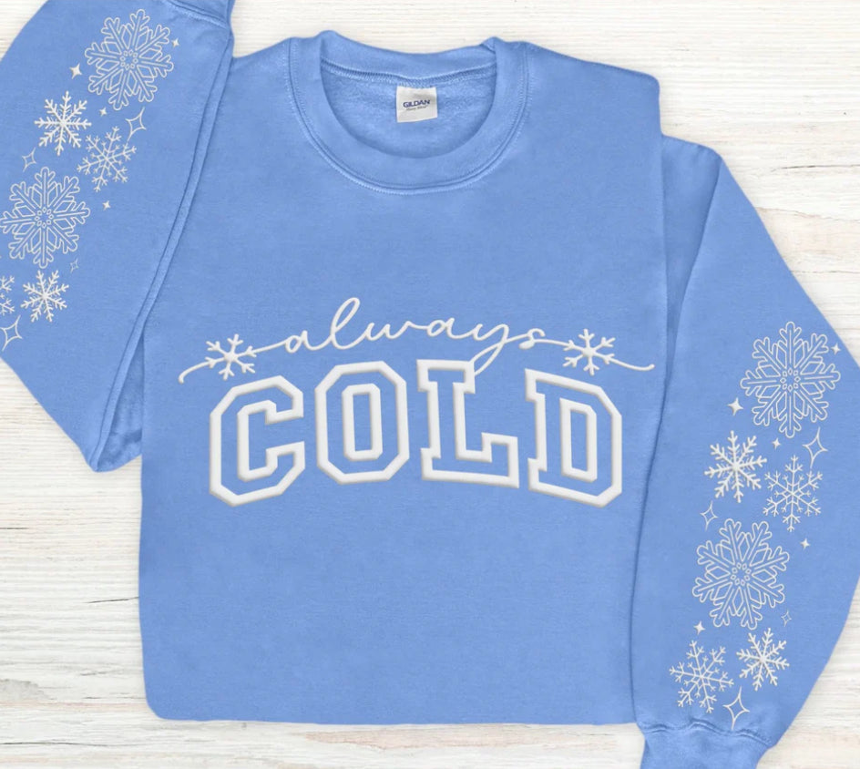 #189a Always cold with sleeves puff