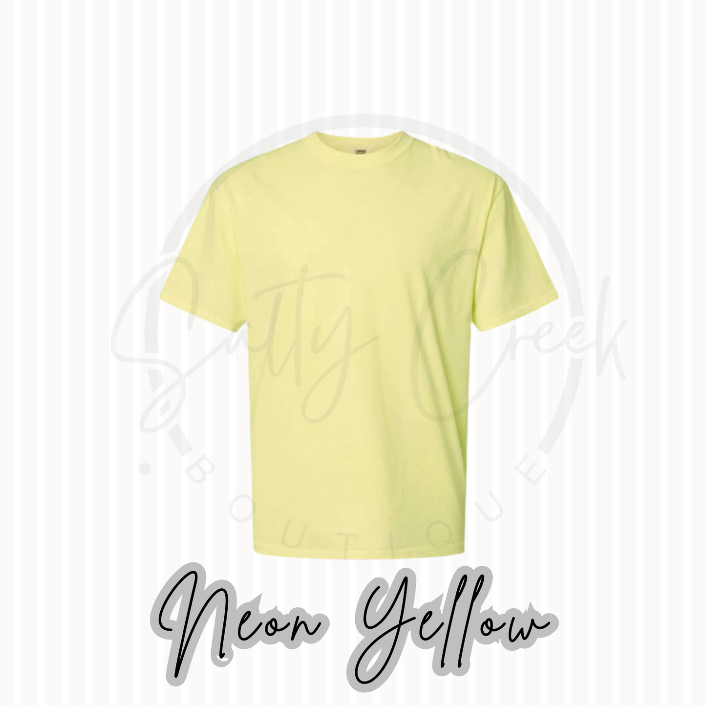Neon Yellow Short Sleeve T-shirt