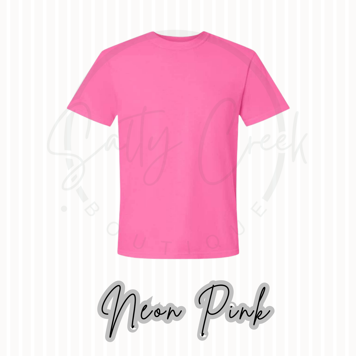 Neon Pink Short Sleeve T-shirt