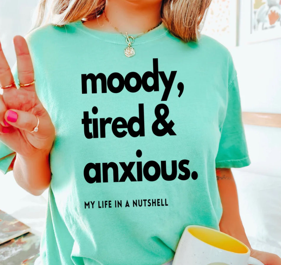 #439 Moody tired and anxious