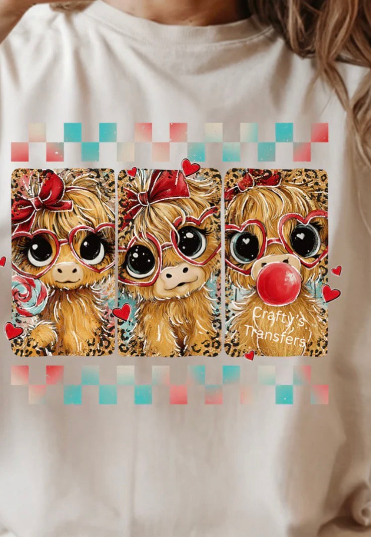 #356a Three cute cows