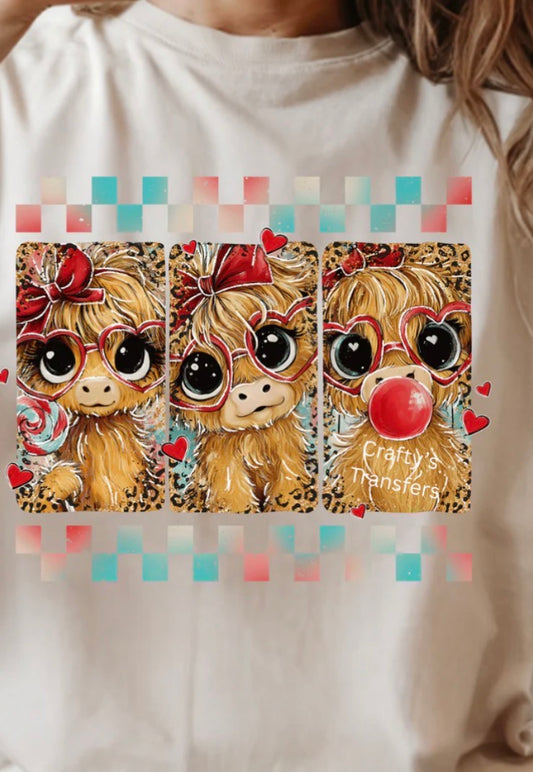 #356a Three cute cows