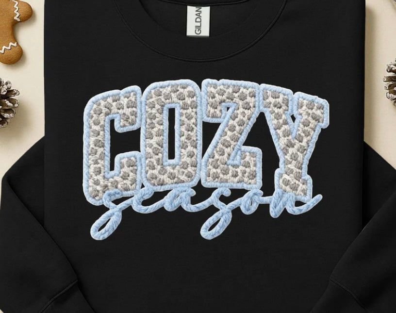 #249a Cozy season faux yarn