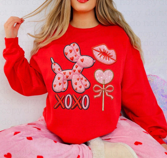 #427a Balloon dog collage