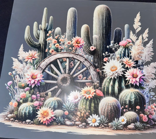 #980 Wagon wheel scene