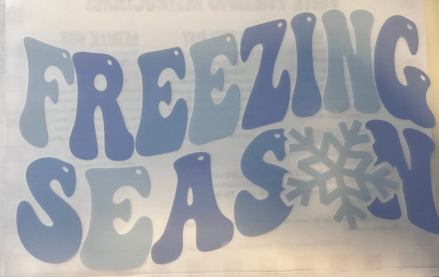 #129a Freezing season