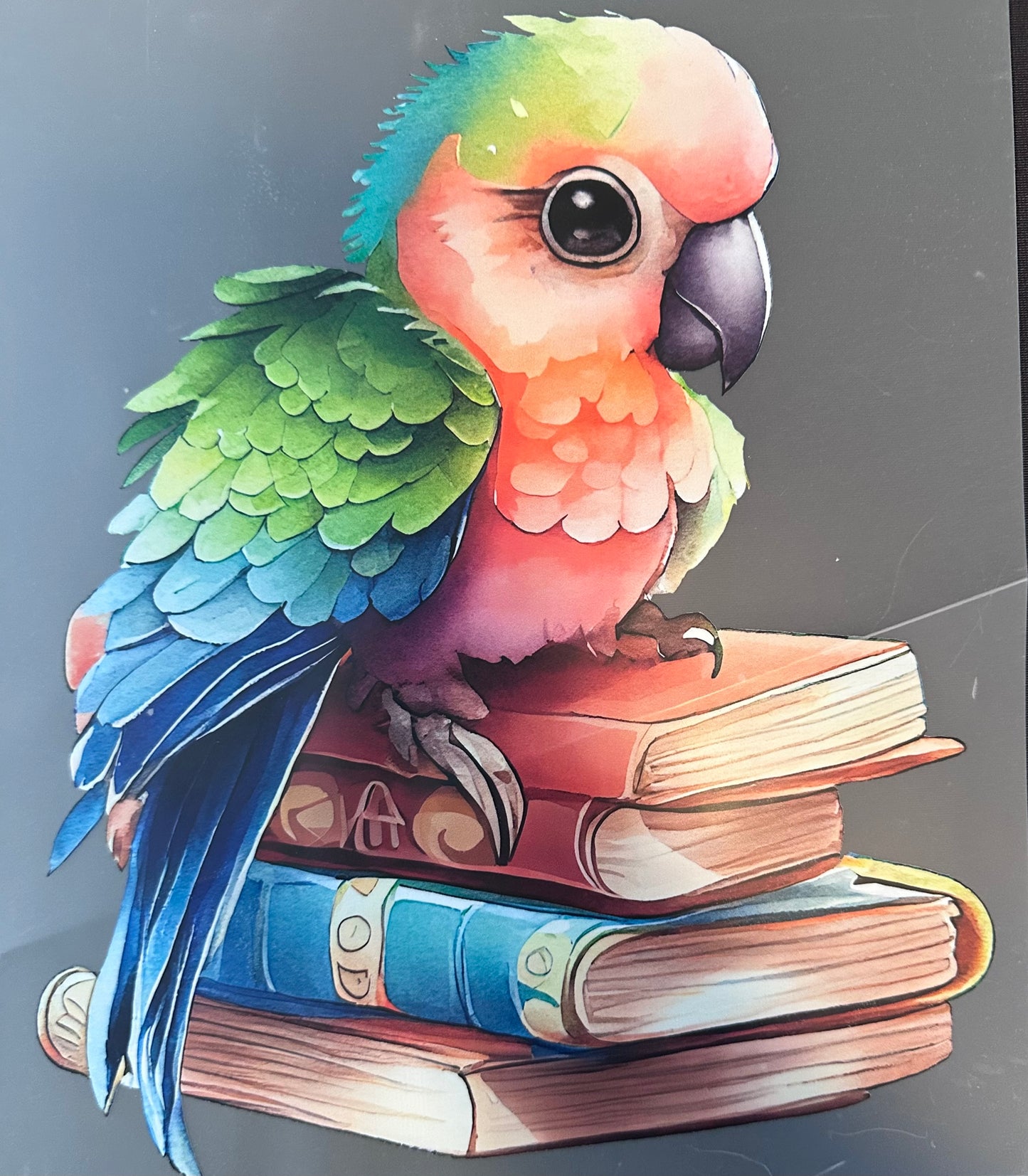 #39A Bird on books