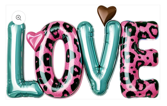 #402a Balloon letters love