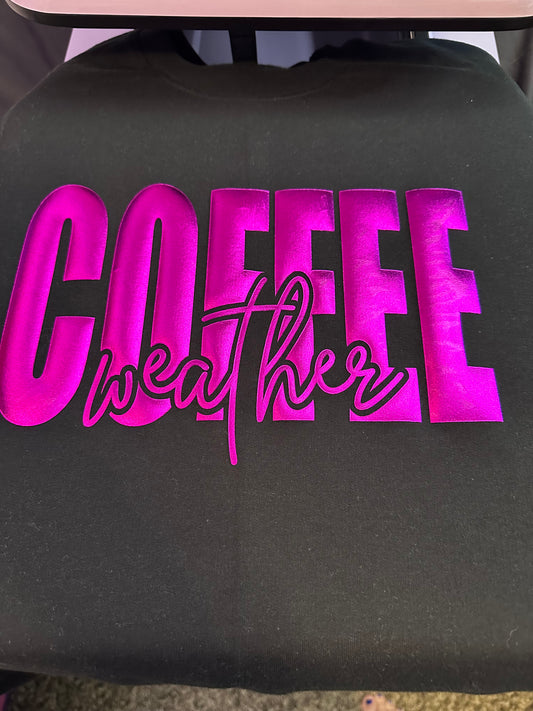 #215a metallic puff cherry coffee weather also in aqua