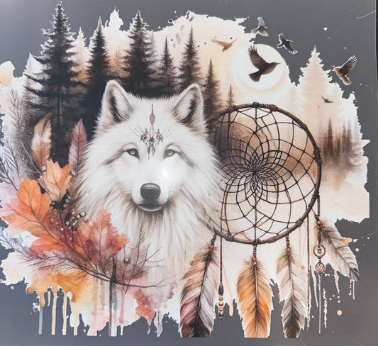 #1066 Wolf Dreamcatcher