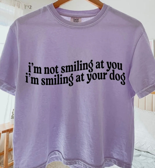 #214a I’m smiling at your dog