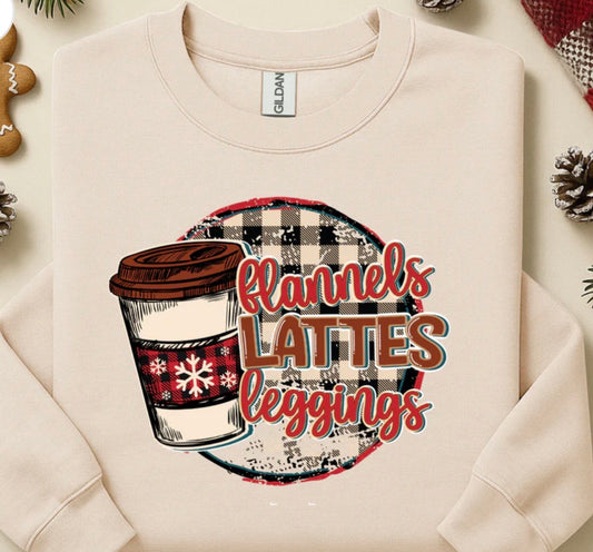 #336a Flannels lattes leggings