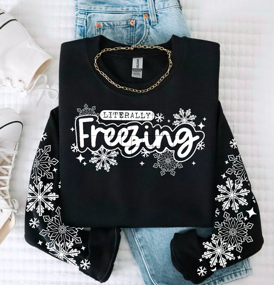 #245a Literally freezing with sleeves