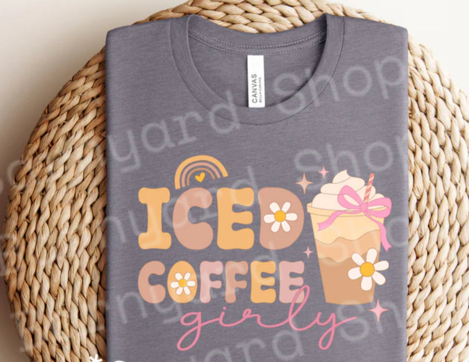 #737 Iced coffee girly