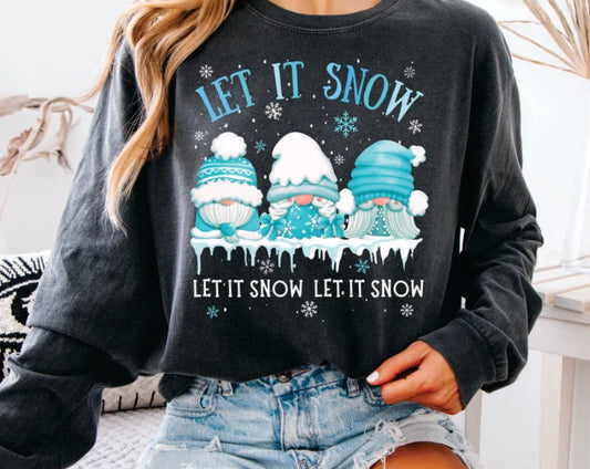 #226a Let it snow gnome