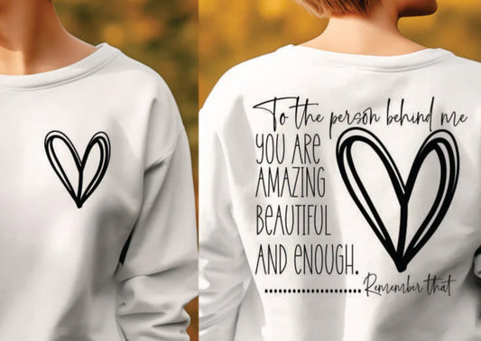 #86A To the person behind me with pocket