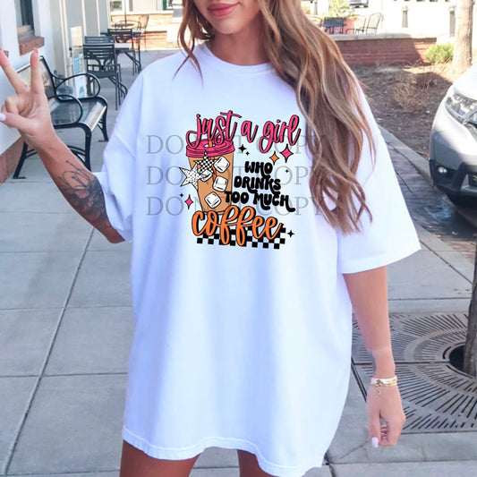 #284a Just a girl who drinks too much coffee