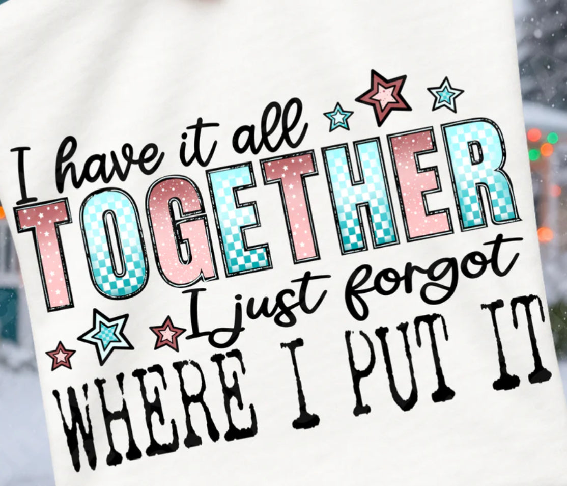 #241a I have it all together I just forgot where I put it