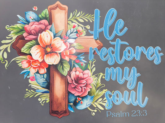 #1201 He restores my soul