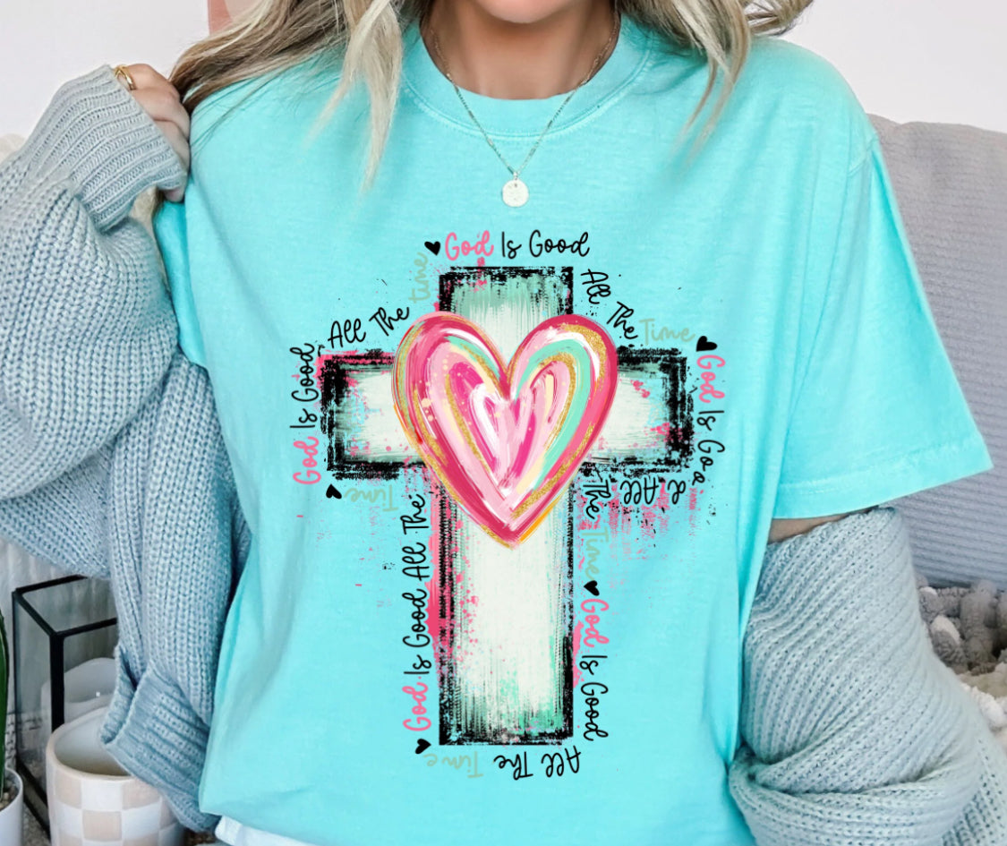 #900 God is good all the time cross