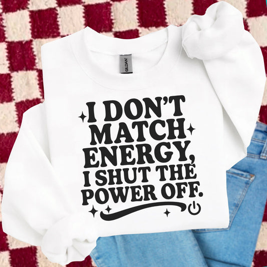 #1093 I don’t match power I shut the power off