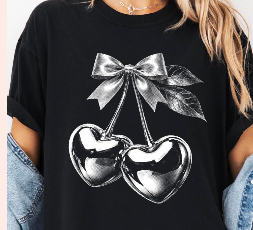 #460a Heart cherries half tone