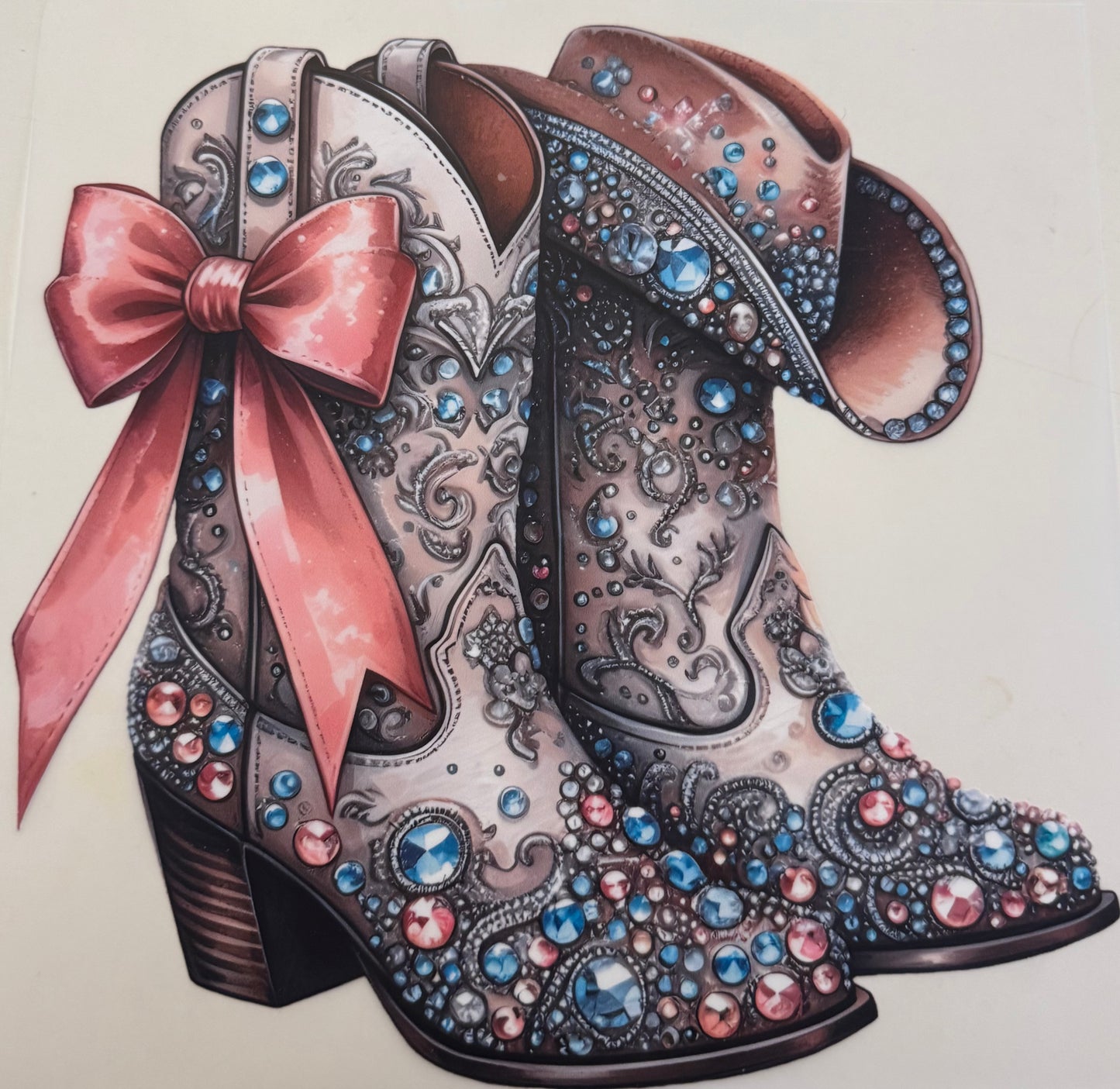 #96 Rhinestone Boots