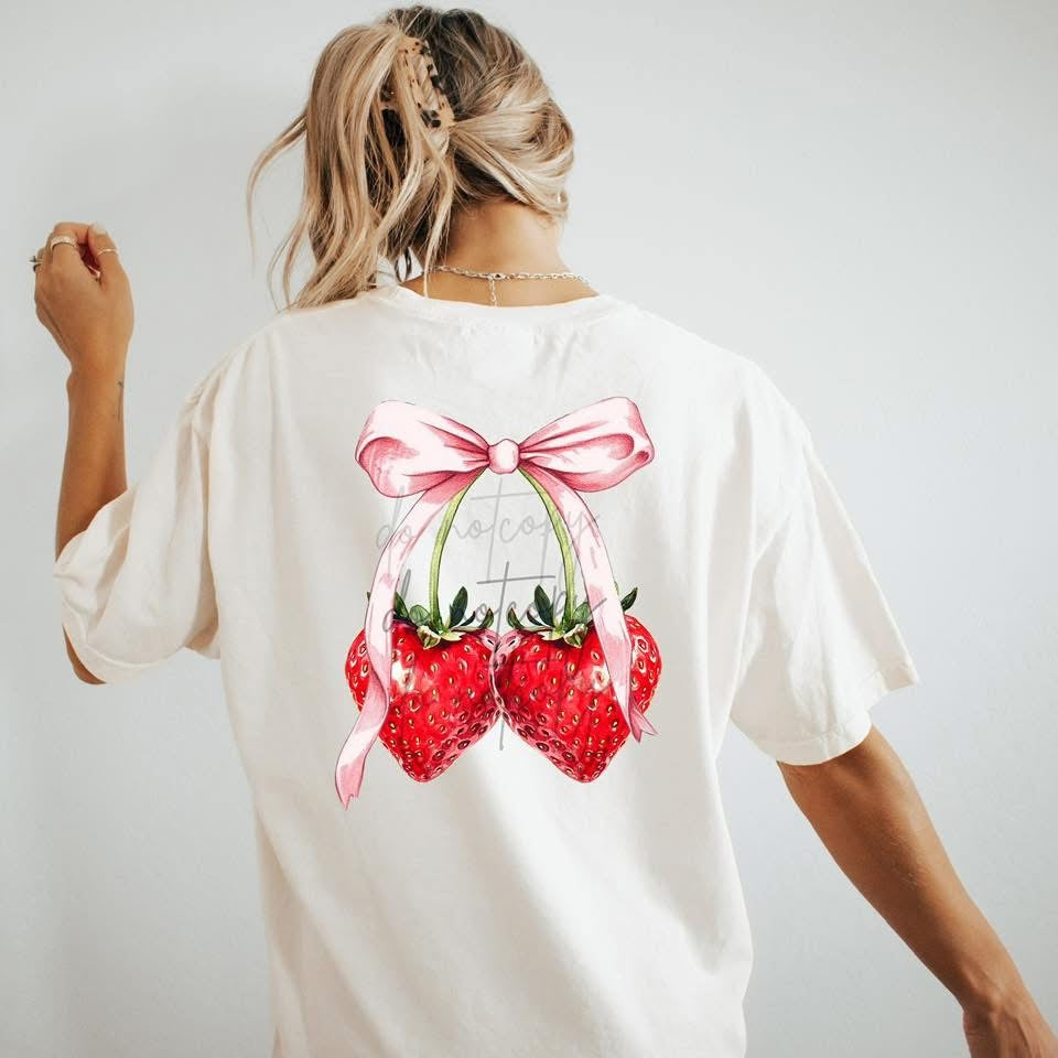 #155 Strawberries with bow