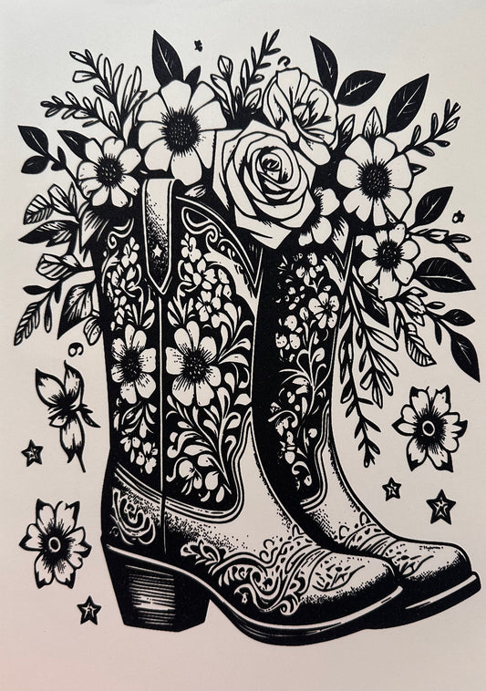 #76 Boots and Flowers