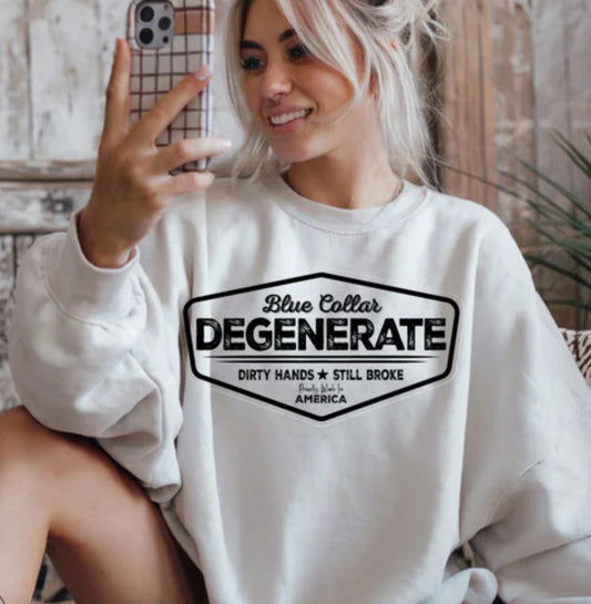 #210 Blue collar degenerate